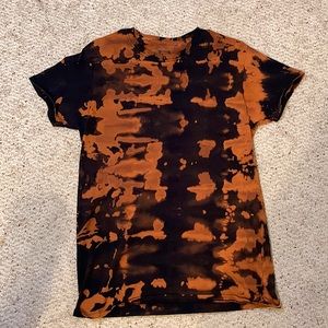 Medium Bleached Tie Dye Shirt Homeade!